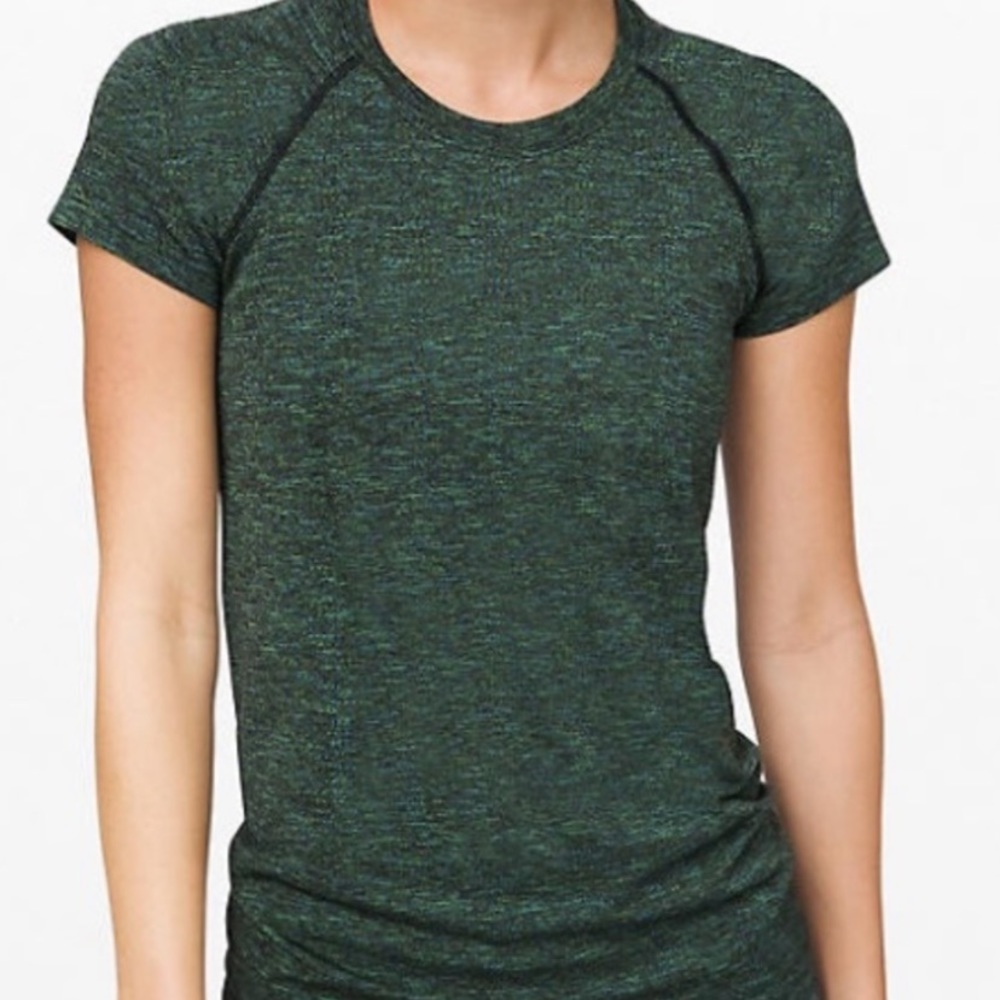 LULULEMON Swiftly Tech Tee Dark Green